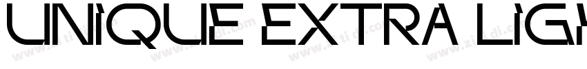 Unique Extra Light字体转换